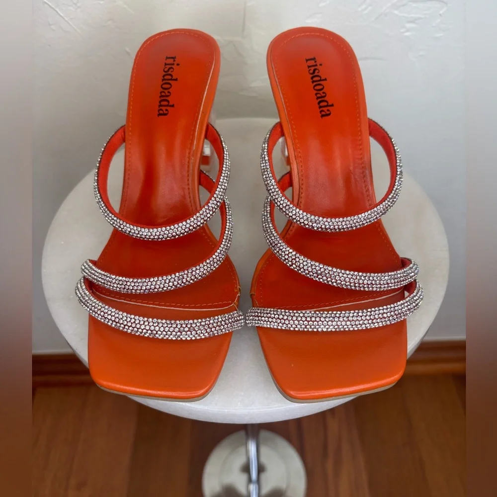 N/A orange rhinestone